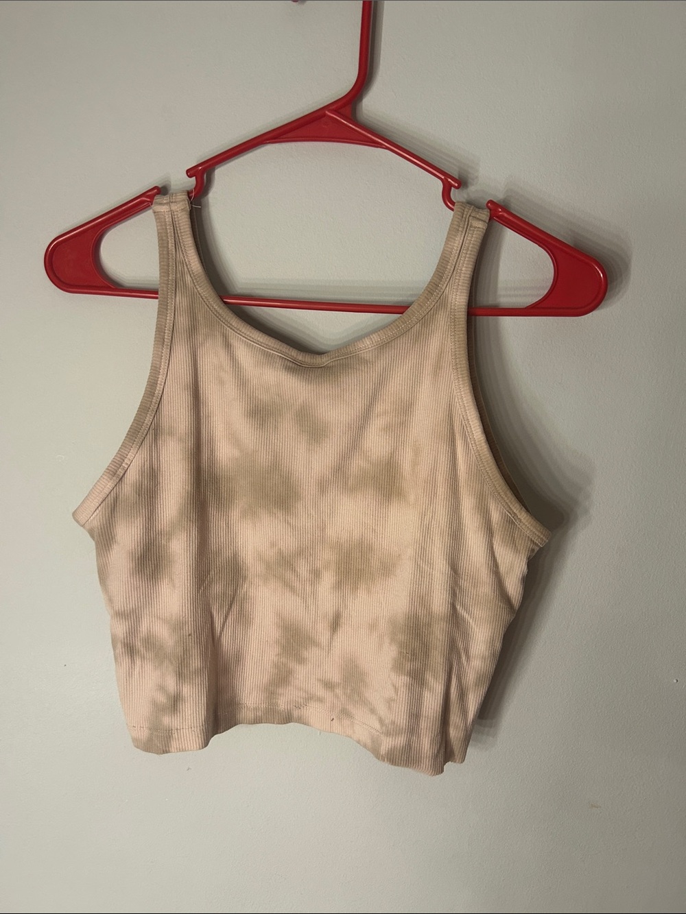 Pink Victoria Secret tank top with built in bra
